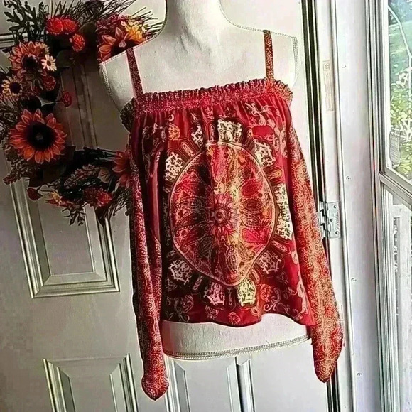 Tops - Cato women's medium flowy tank top mandala